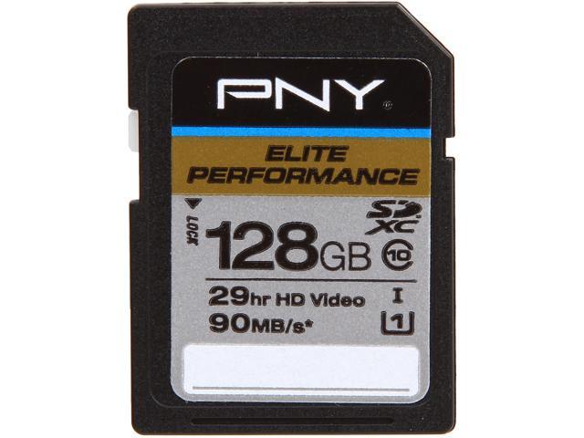 PNY 128GB Secure Digital Extended Capacity (SDXC) Flash Card Model P-SDX128U1H-GE