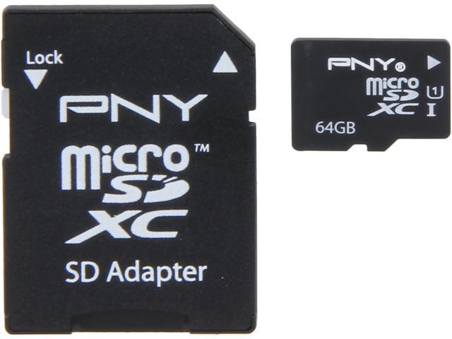 PNY Professional X 64GB microSDXC Flash Card Model P-SDUX64U1-GE