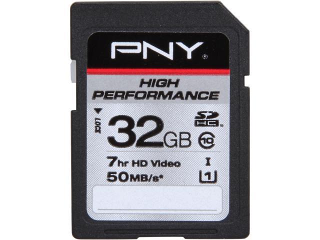 PNY 32GB Secure Digital High-Capacity (SDHC) Flash Card Model P-SDH32G10H-GE