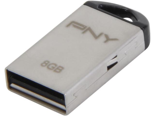 PNY Metal Attache 8GB USB 2.0 Flash Drive Model P-FDI8GB/APPMT2-GE