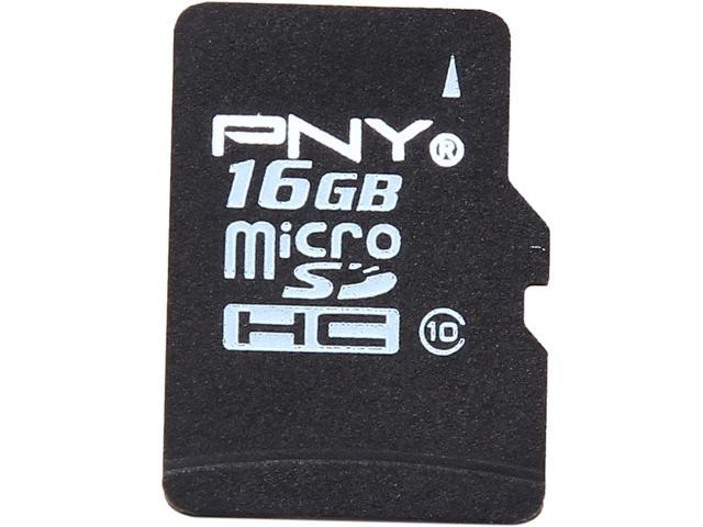 PNY Turbo Performance 16GB MicroSD Flash Card Model P-SDU16GU190-GE