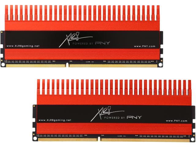 PNY 8GB (2 x 4GB) DDR3 2133 (PC3 17000) Desktop Memory Model MD8192KD3-2133-R-X10-Z