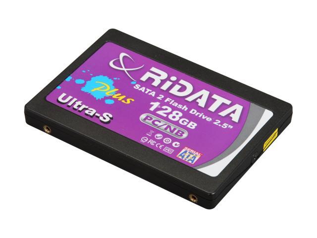 RiDATA Ultra-S Plus 2.5" 128GB SATA II MLC Internal Solid State Drive (SSD) NSSD-S25-128C04MPNVB