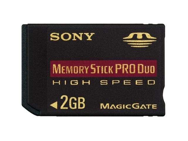 SONY 2GB Memory Stick Pro Duo (MS Pro Duo) Flash Card Model MSX-M2GN