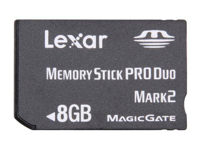Lexar Gaming Edition 8GB Memory Stick Pro Duo (MS Pro Duo) Flash Card Model LMSPD8GBGSBNA