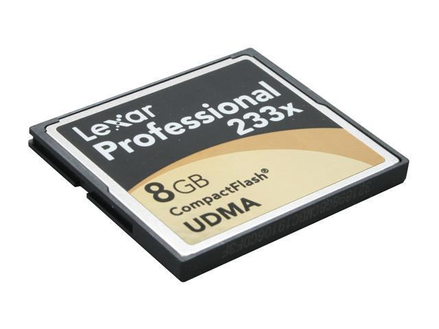 Lexar 8GB Compact Flash (CF) Flash Card Model LCF8GBDRBNA233 - Newegg.com