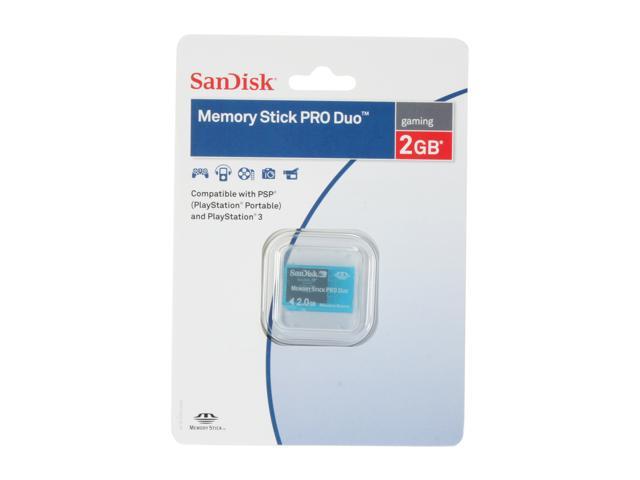 SanDisk Gaming 2GB Memory Stick Pro Duo (MS Pro Duo) Flash Card Model SDMSG-2048-A11