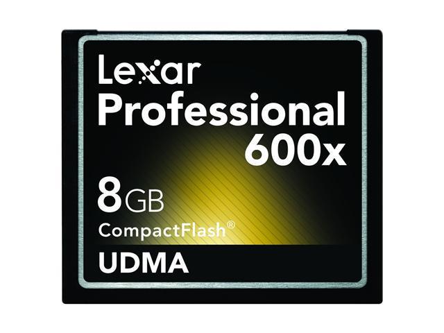 Lexar Media Professional LCF8GBCRBNA600 8 GB CompactFlash (CF) Card - 1 Card