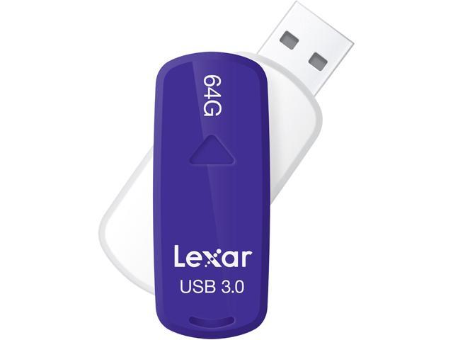 Lexar JumpDrive LJDS33-64GASBNA 64 GB USB 3.0 Flash Drive - Purple