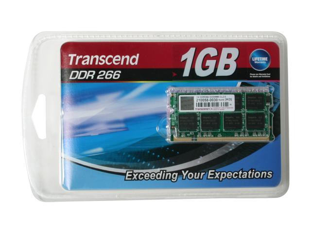 Transcend Gb Pin Ddr So Dimm Ddr Pc Laptop Memory Model