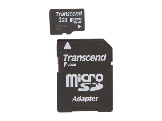 Petulance Relatieve grootte Dominant Transcend 2GB MicroSD Flash Card Model TS2GUSD - Newegg.com
