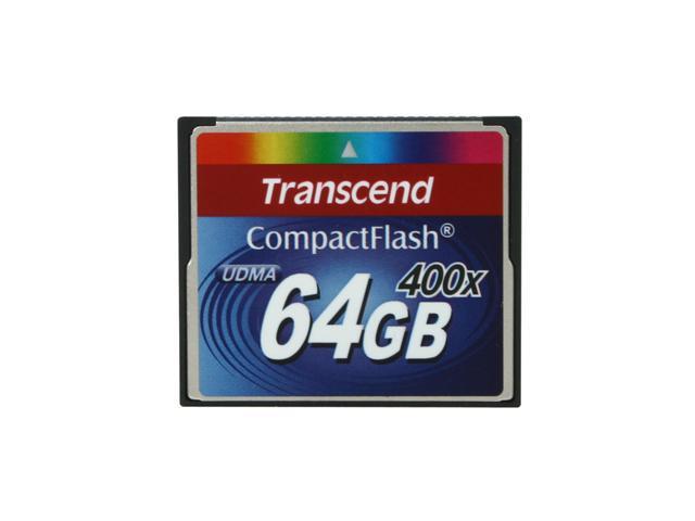Transcend 64GB Compact Flash (CF) 400X Flash Card Model TS64GCF400