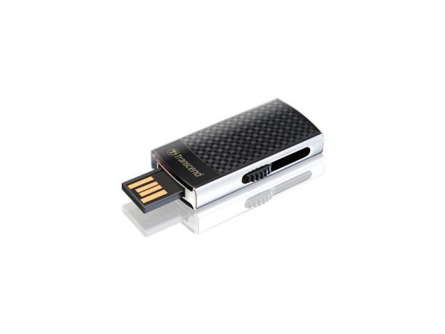 Transcend JetFlash 560 8 GB USB 2.0 Flash Drive - Black - 1 Pack