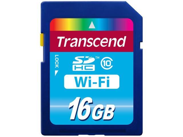 Transcend 16GB WiFi-SDHC Flash Card Model TS16GWSDHC10
