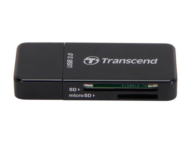 Transcend TS-RDF5K USB 3.0 Support SDHC (UHS-I), SDXC (UHS-I), microSD,  microSDHC (UHS-I), and microSDXC (UHS-I) Flash Card Reader