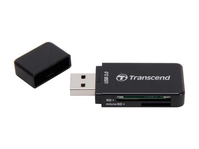 Transcend TS-RDF5K USB 3.0 Support SDHC (UHS-I), SDXC (UHS-I), microSD,  microSDHC (UHS-I), and microSDXC (UHS-I) Flash Card Reader