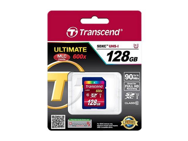 Transcend 128GB Secure Digital Extended Capacity (SDXC) Class 10 UHS-I ...