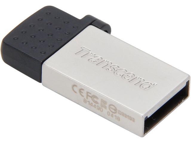 Transcend JetFlash 380 32GB USB 2.0 OTG Flash Drive Model TS32GJF380S
