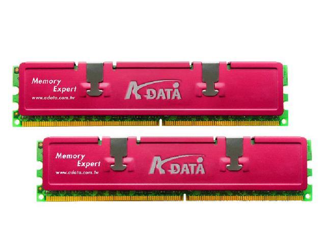 ADATA 2GB (2 x 1GB) DDR2 667 (PC2 5300) Dual Channel Kit Desktop Memory Model ADQPE1A16K