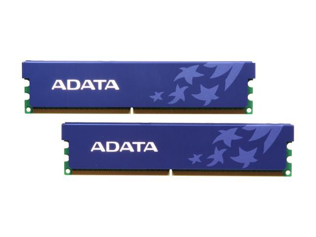 ADATA 2GB (2 x 1GB) DDR2 800 (PC2 6400) Dual Channel Kit Desktop Memory Model AD2U800B1G5-DRH
