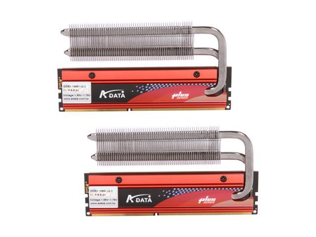 ADATA 4GB (2 x 2GB) DDR3 2200 (PC3 17600) Desktop Memory Model AX3U2200PB2G8-DP2