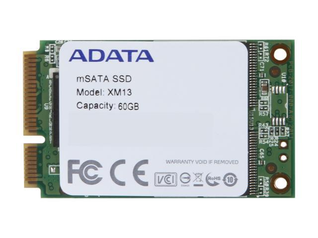 ADATA XM13 60GB Mini-SATA (mSATA) MLC Internal Solid State Drive (SSD) AXM13S2-60GM-C