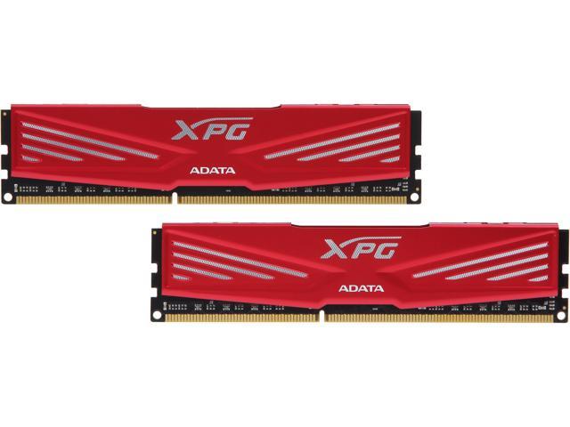 XPG V1.0 16GB (2 x 8GB) DDR3 1866 (PC3 14900) Desktop Memory Model AX3U1866W8G10-DR