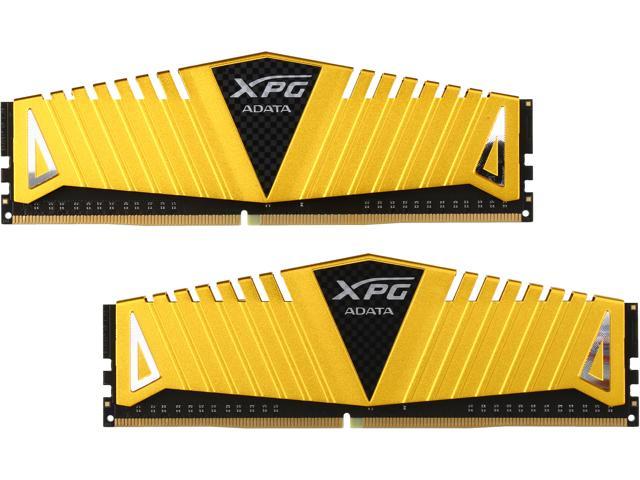 XPG 8GB (2 x 4GB) DDR4 3333 (PC4 26600) Desktop Memory - Gold Edition Model AX4U3333W4G16-DGZ