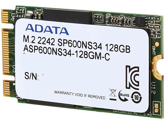 ADATA Premier SP600NS34 M.2 2242 128GB SATA III Synchronous MLC Internal Solid State Drive (SSD) ASP600NS34-128GM-C
