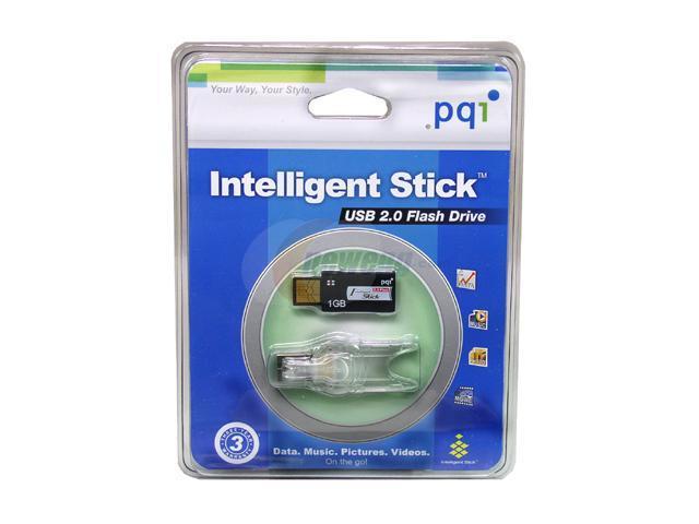 PQI Intelligent Stick Pro170 1GB Flash Drive (USB2.0 Portable) Model BD09-1032-0141