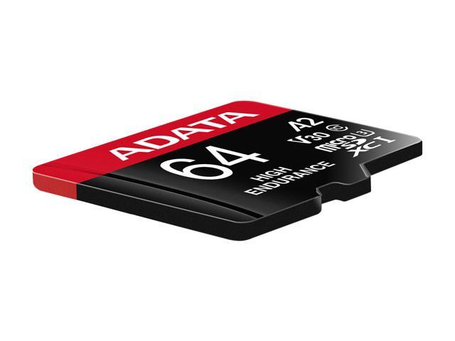 microSDXC to SD AUSDX128GUI3V30SHA2-RA1 ADATA ADATA High Endurance Flash memory card 