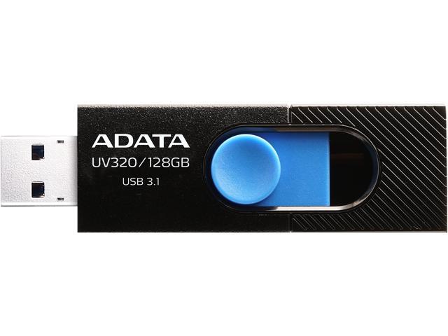 ADATA 128GB UV320 USB 3.1 Flash Drive (AUV320-128G-RBKBL)