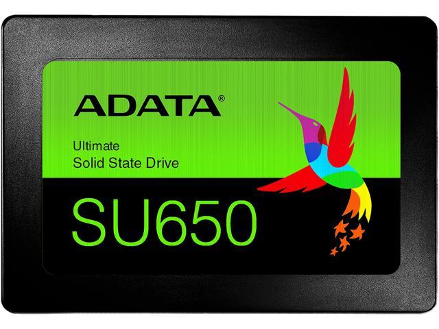 ADATA Ultimate SU650 2.5" 480GB SATA III 3D NAND Internal Solid State Drive (SSD) ASU650SS-480GT-R
