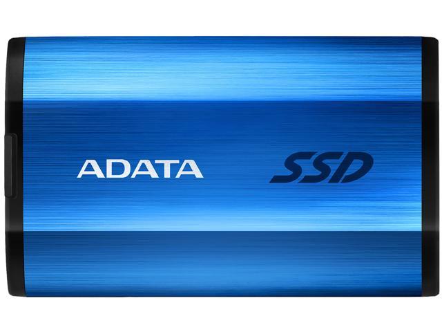 ADATA SE800 1TB IP68 Rugged - Up to 1000 MB/s - SuperSpeed USB 3.2 Gen 2 USB-C External Portable SSD Blue (ASE800-1TU32G2-CBL)