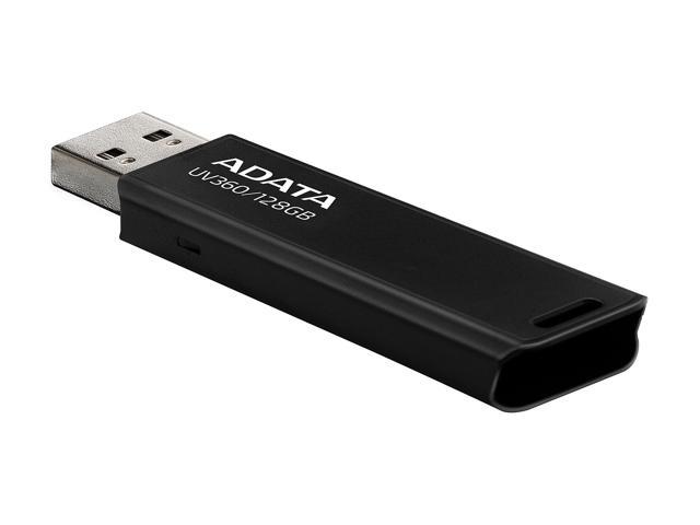 statsminister Frivillig cricket ADATA 128GB UV360 USB 3.2 Gen 1 Flash Drive (AUV360-128G-RBK) - Newegg.com