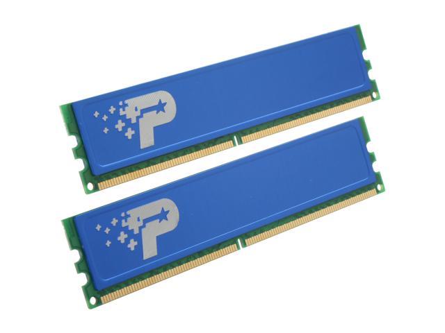 Patriot Signature 2GB (2 x 1GB) DDR2 667 (PC2 5300) Dual Channel Kit Desktop Memory Model PSD22G667KH