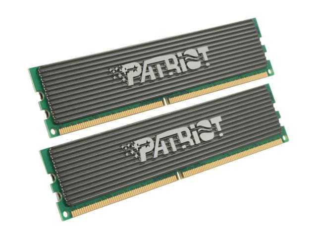 Patriot Extreme Performance 2GB (2 x 1GB) DDR2 800 (PC2 6400) Dual Channel Kit Desktop Memory Model PDC22G6400LLK