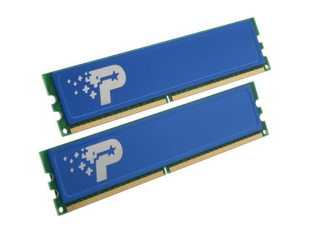 Patriot 2GB (2 x 1GB) DDR2 800 (PC2 6400) Dual Channel Kit Desktop Memory Model PSD22G800KH