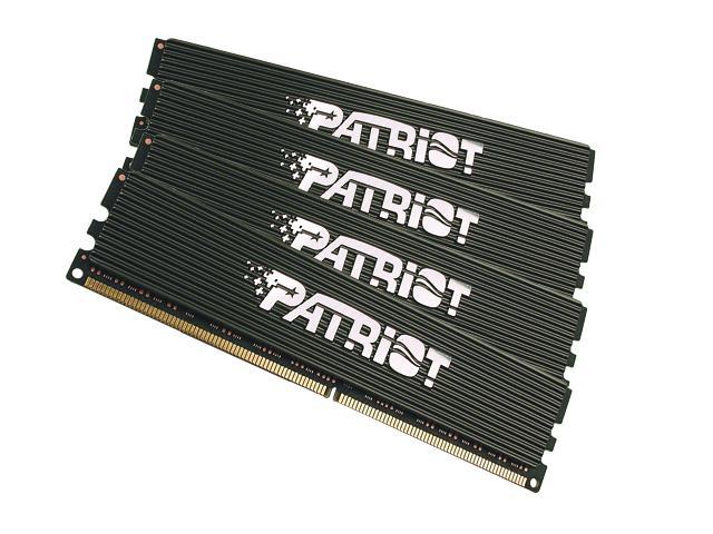 Patriot Extreme Performance 4GB (4 x 1GB) DDR2 800 (PC2 6400) Quad Kit Desktop Memory Model PDC24G6400LLQK