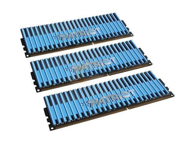 Patriot Viper 3GB (3 x 1GB) DDR3 1333 (PC3 10666) Desktop Memory Model PVT33G1333ELK