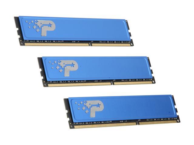 Patriot 6GB (3 x 2GB) DDR3 1066 (PC3 8500) Triple Channel Kit Desktop Memory Model PSD36G1066KH