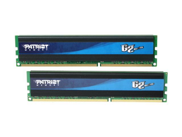 Patriot Gamer 2 Series 8GB (2 x 4GB) DDR3 1600 (PC3 12800) Desktop Memory Model PGD38G1600ELK