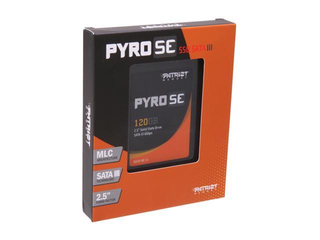 Patriot Pyro SE 2.5" 120GB SATA III MLC Internal Solid State Drive (SSD) PPSE120GS25SSDR