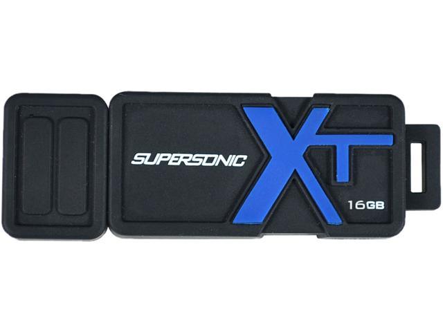 Patriot Memory 16GB Supersonic Boost XT USB 3.0 Flash Drive, Speed Up to 90MB/s Durable Rubber Housing (PEF16GSBUSB)