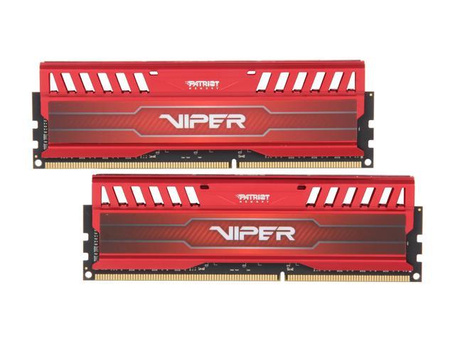 Patriot Viper 3 16GB (2 x 8GB) DDR3 1600 (PC3 12800) Desktop Memory Model PV316G160C0KRD