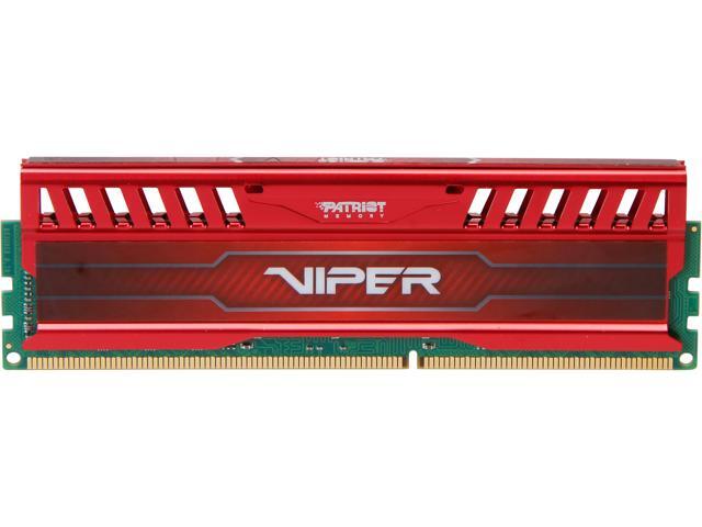 Patriot DDR3 8GB 2x4GB Viper 3 1600MHz CL9 (PV38G160C9K) - Pamięć RAM