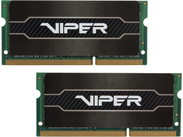 Patriot Viper SODIMM 8GB (2 x 4GB) 204-Pin DDR3 1600 (PC3 12800) Laptop MemoryModel PV38G160LC9SK