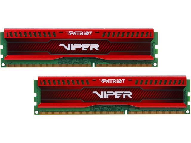 Patriot DDR3 8GB 2x4GB Viper 3 1600MHz CL9 (PV38G160C9K) - Pamięć RAM