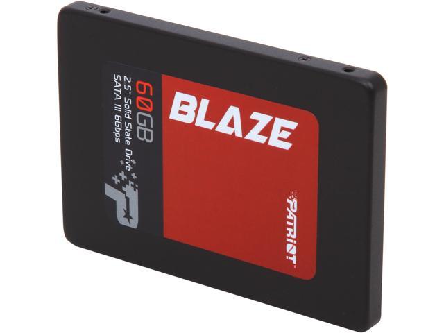 Patriot Blaze 2.5" 60GB SATA III Internal Solid State Drive (SSD) PB60GS25SSDR