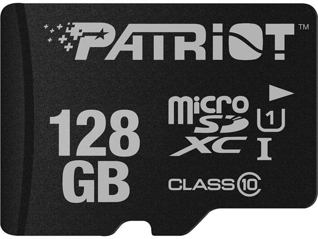 Patriot Memory 128GB LX Series microSDXC UHS-I/U1 Class 10 Memory Card with SD Adapter, Speed Up to 90MB/s (PSF128GMCSDXC10)